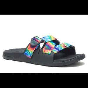 Chaco Chillos womens Slide tie dye size 10